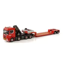 Marketplace : SCANIA R CR20N 8x4 NOOTEBOOM avec remorque surbaissée...
