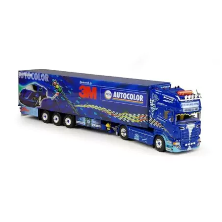 Marketplace : SCANIA R09 Topline 4x2 avec semi frigo 3 Essieux "TRI...