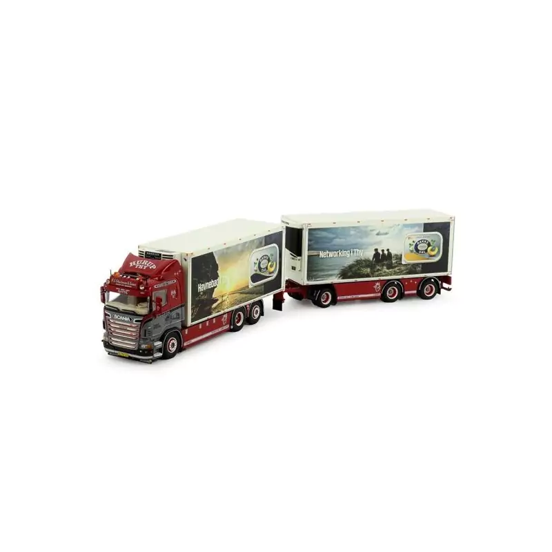 Marketplace : SCANIA R09 6x4 porteur avec remorque frigorifique 3 e...