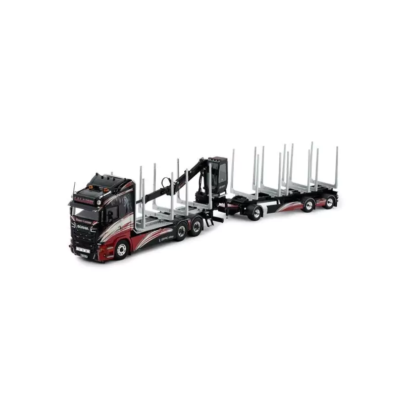 Marketplace : SCANIA R Highline 6x4 porteur avec remorque 1+2 Essie...