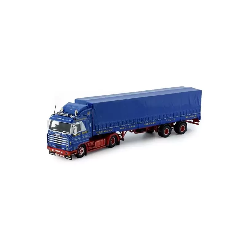 Marketplace : SCANIA R143 TOPLINE 4x2 semi baché 2 essieux STEVE SW...