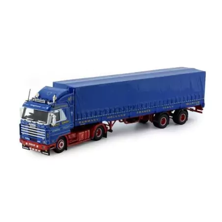 Marketplace : SCANIA R143 TOPLINE 4x2 semi baché 2 essieux STEVE SW...
