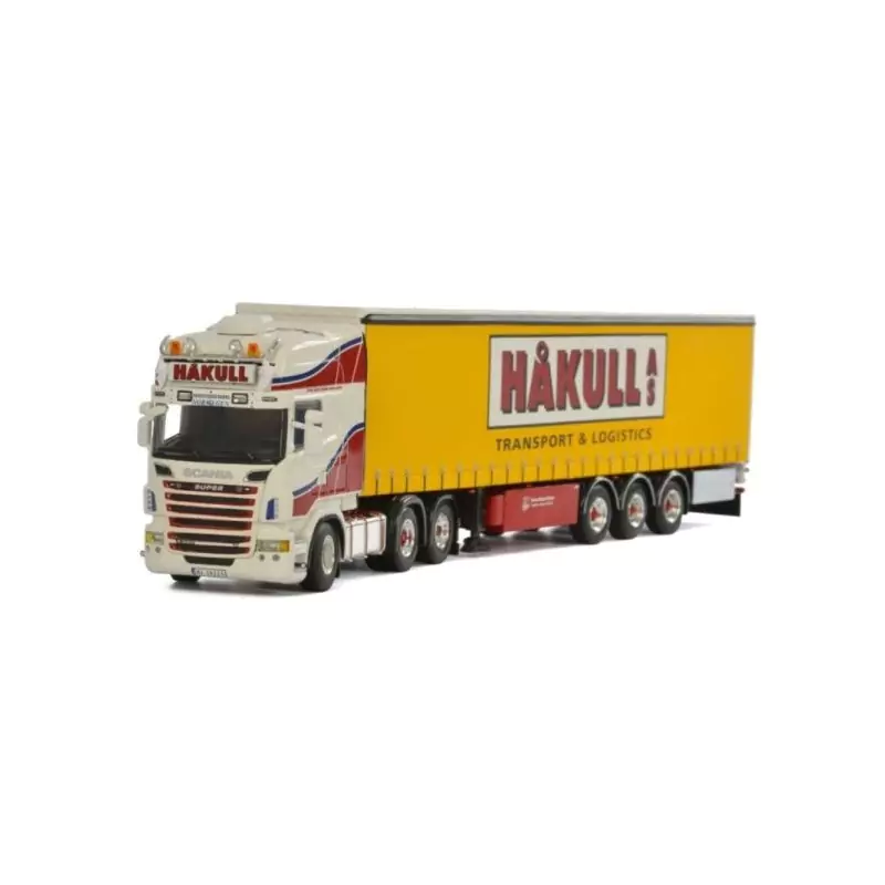 Marketplace : SCANIA R6 Topline 6x2 avec remorque bâchée 3 Essieux ...