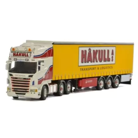Marketplace : SCANIA R6 Topline 6x2 avec remorque bâchée 3 Essieux ...