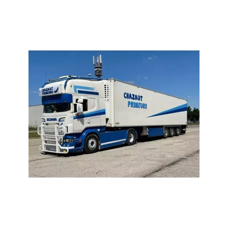 Marketplace : SCANIA R6 TOPLINE 4x2 semi remorque 3 essieux CHAZAUT...