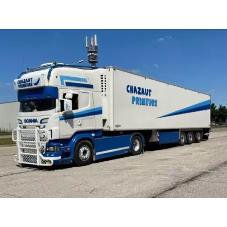 Marketplace : SCANIA R6 TOPLINE 4x2 semi remorque 3 essieux CHAZAUT...