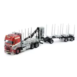 Marketplace : SCANIA R650 porteur 6x4 avec remorque 1+2 Essieux S-T...