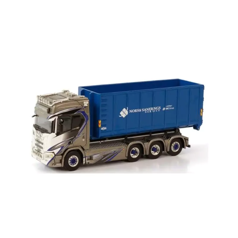 Marketplace : SCANIA R Highline 8x4 porteur benne déposable NORSK S...