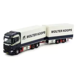 Marketplace : SCANIA S Highline 6x2 porteur avec remorque 2 Essieux...