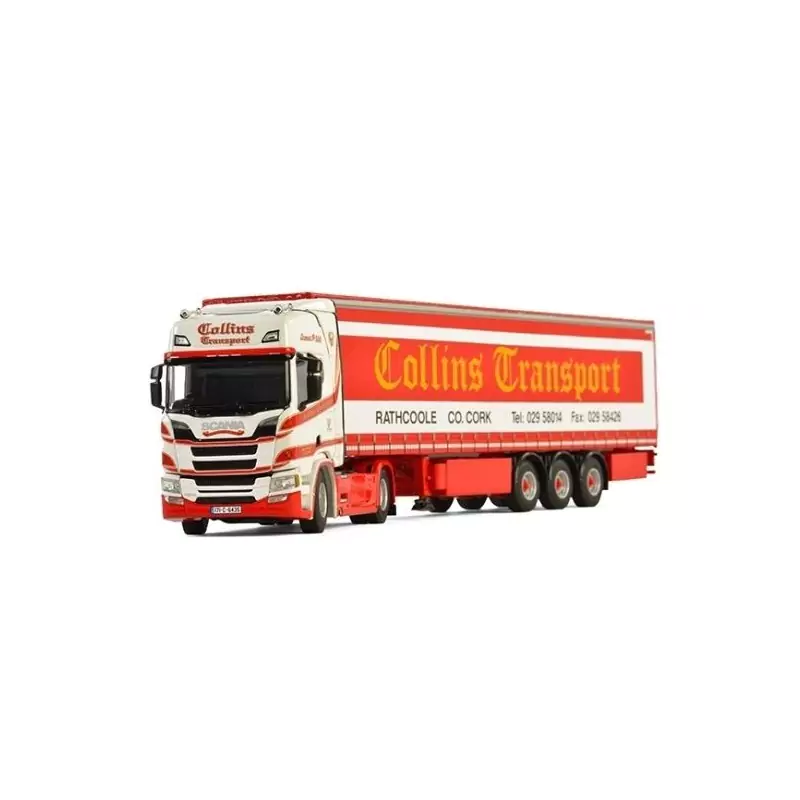 Marketplace : SCANIA S Highline avec remorque bâchée 3 essieux COLL...