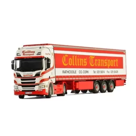 Marketplace : SCANIA S Highline avec remorque bâchée 3 essieux COLL...