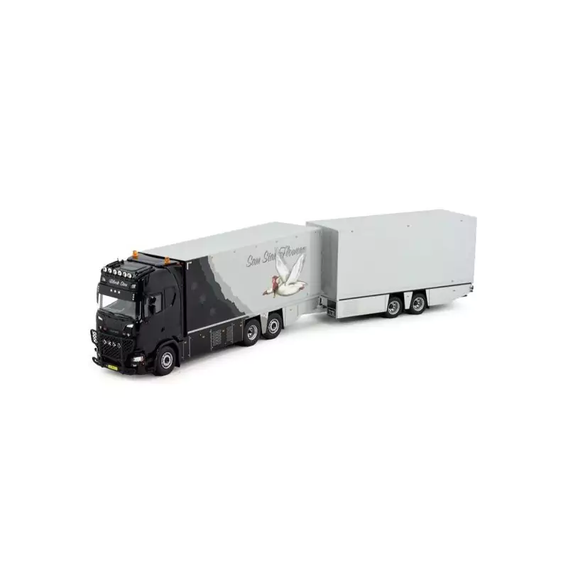 Marketplace : SCANIA S HIGHLINE 6x2 porteur avec remorque 2 essieux...
