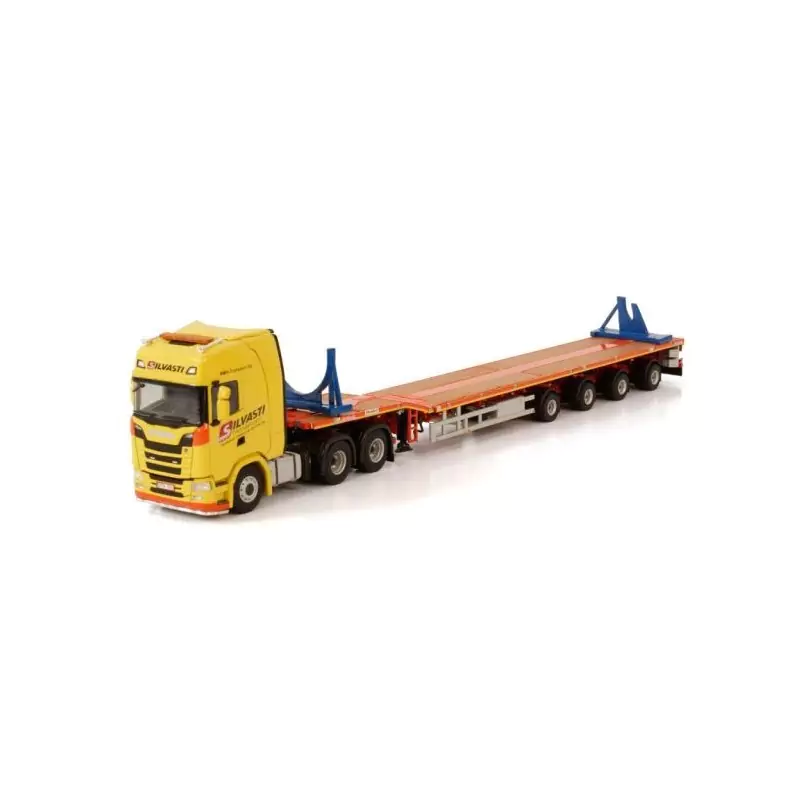 Marketplace : SCANIA S HIGHLINE 6X4 NOOTEBOOM TELESTEP 4 essieux RM...