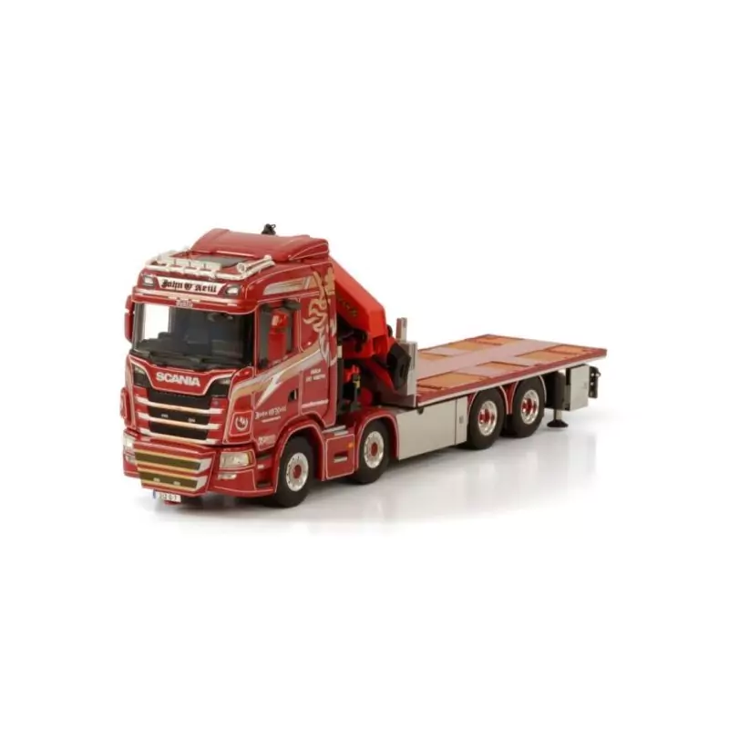 Marketplace : SCANIA S HIGHLINE CS20H 8x4 avec plateau rigide et pa...
