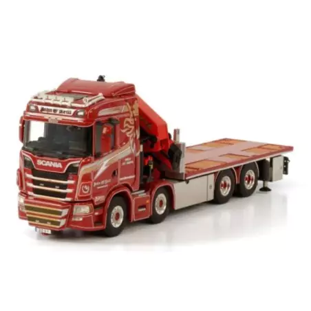 Marketplace : SCANIA S HIGHLINE CS20H 8x4 avec plateau rigide et pa...