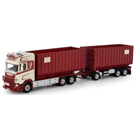 Marketplace : SCANIA S 6x4 porteur avec benne déposable 1+2 Essieux...