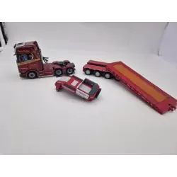 Marketplace : SCANIA S650 6x4 avec plateau surbaissé 4 essieux DAVI...