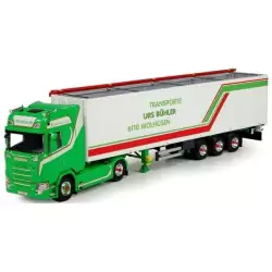 Marketplace : SCANIA S730 4x2 avec semi Cargo Floor 3 essieux bache...