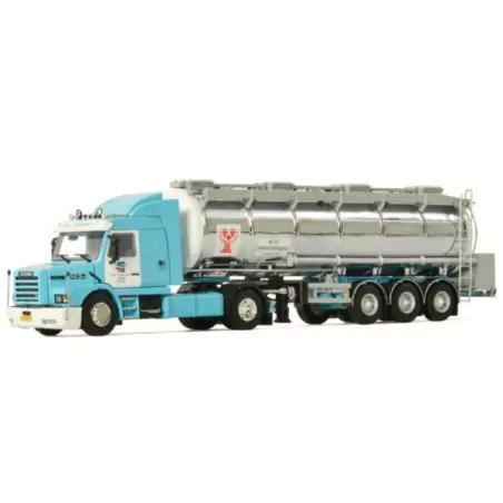 Marketplace : SCANIA T143 Torpedo 4x2 avec citerne 3 Essieux H&S GR...