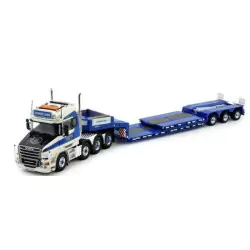 Marketplace : SCANIA T730 8x4 avec porte engins surbaissé 3 Essieux...
