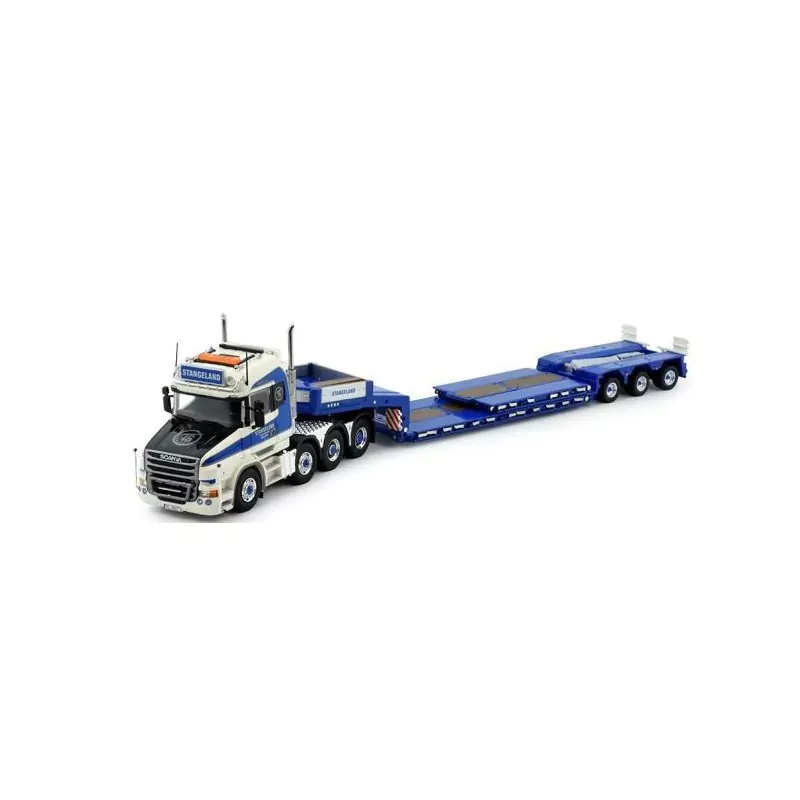 Marketplace : SCANIA T730 8x4 avec porte engins surbaissé 3 Essieux...