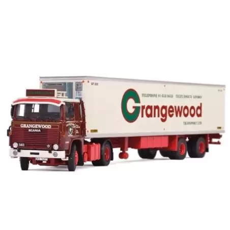 Marketplace : SCANIA 141 Avec remorque frigo 2 essieux GRANGEWOOD -...