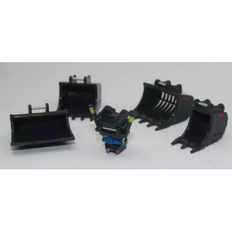 Marketplace : Tiltrotator SMP ST avec 4 godets pour pelle de 14 à 2...