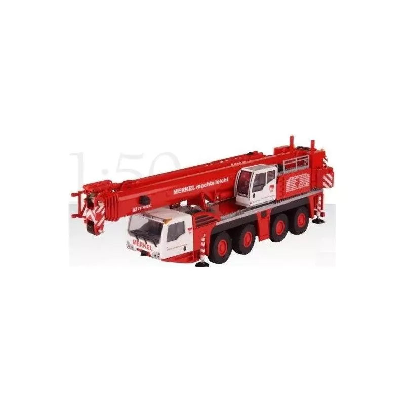 Marketplace : Grue TEREX AC 100/4L 4 Essieux "MERKEL" - Conrad - 1:50