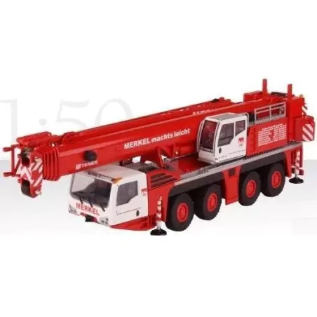 Marketplace : Grue TEREX AC 100/4L 4 Essieux "MERKEL" - Conrad - 1:50