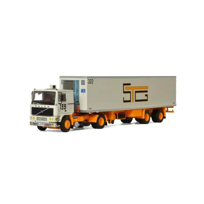 Marketplace : VOLVO F10 4x2 avec semi frigo STG - WSI - 1:50