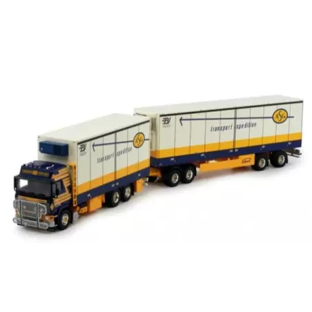 Marketplace : VOLVO F12 GL 6x4 porteur avec remorque frigo 2+2 Essi...