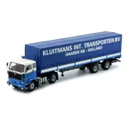 Marketplace : VOLVO F89 4x2 avec remorque bâchée 2 Essieux KLUITMAN...