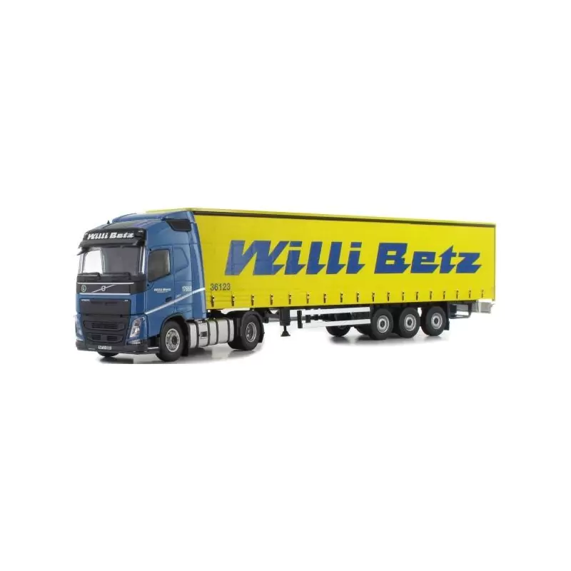Marketplace : VOLVO FH Gl 4x2 avec semi bâchée 3 essieux Willi Betz...
