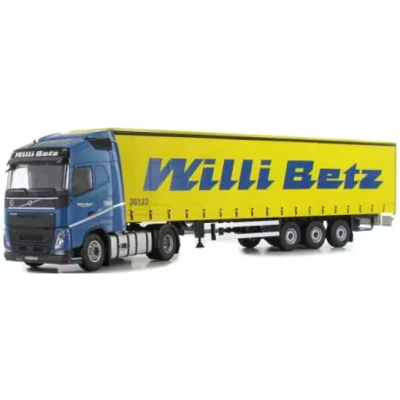 Marketplace : VOLVO FH Gl 4x2 avec semi bâchée 3 essieux Willi Betz...