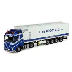 Marketplace : VOLVO FH04 Globettrter 4x2 avec remorque 3 Essieux J....