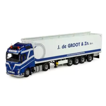 Marketplace : VOLVO FH04 Globettrter 4x2 avec remorque 3 Essieux J....