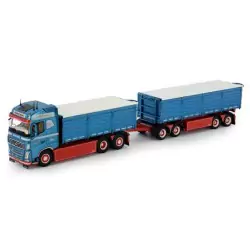 Marketplace : VOLVO FH04 GL 6x2 porteur avec remorque Bâchée 2 + 2 ...