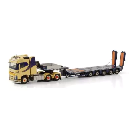 Marketplace : VOLVO FH04 GL 6x4 avec porte engins MCO-PX 5 Essieux ...