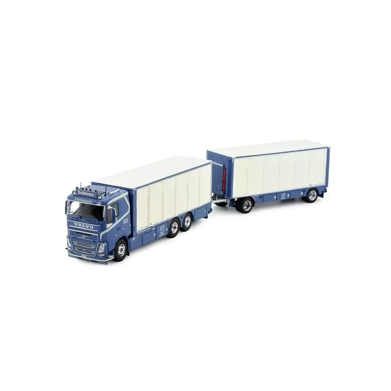 Marketplace : VOLVO FH04 6x2 porteur avec remorque bétaillère 1+1 E...