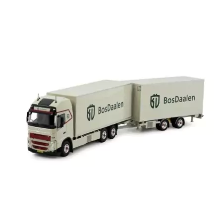 Marketplace : VOLVO FH05 XL 6x4 porteur avec remorque 2 essieux BOS...