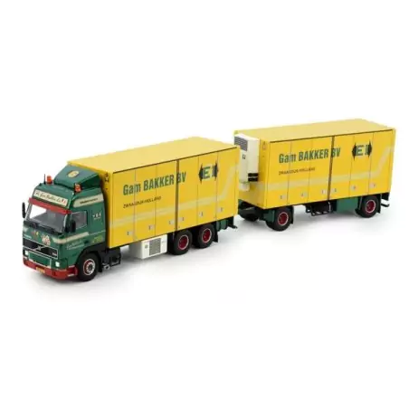 Marketplace : VOLVO FH12 Gl. 6x4 Porteur avec remorque 2 Essieux GA...