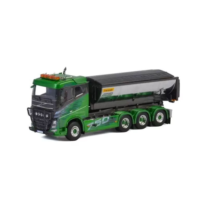 Marketplace : VOLVO FH4 8x4 benne déposable Hakarps - WSI - 1:50