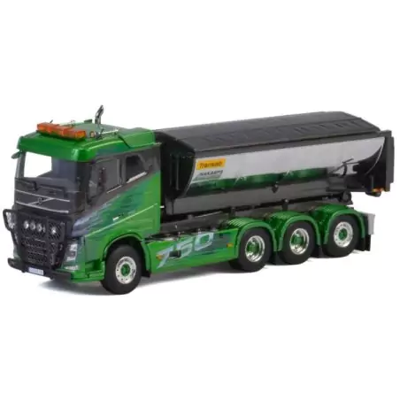 Marketplace : VOLVO FH4 8x4 benne déposable Hakarps - WSI - 1:50