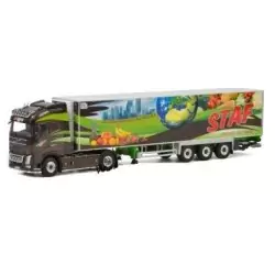 Marketplace : VOLVO FH4 Globetrotter 4x2 avec remorque frigo 3 essi...