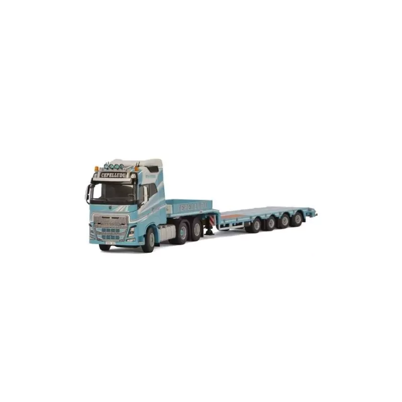 Marketplace : VOLVO FH4 GL 6x4 avec plateau 4 essieux CEPELLUDU - W...