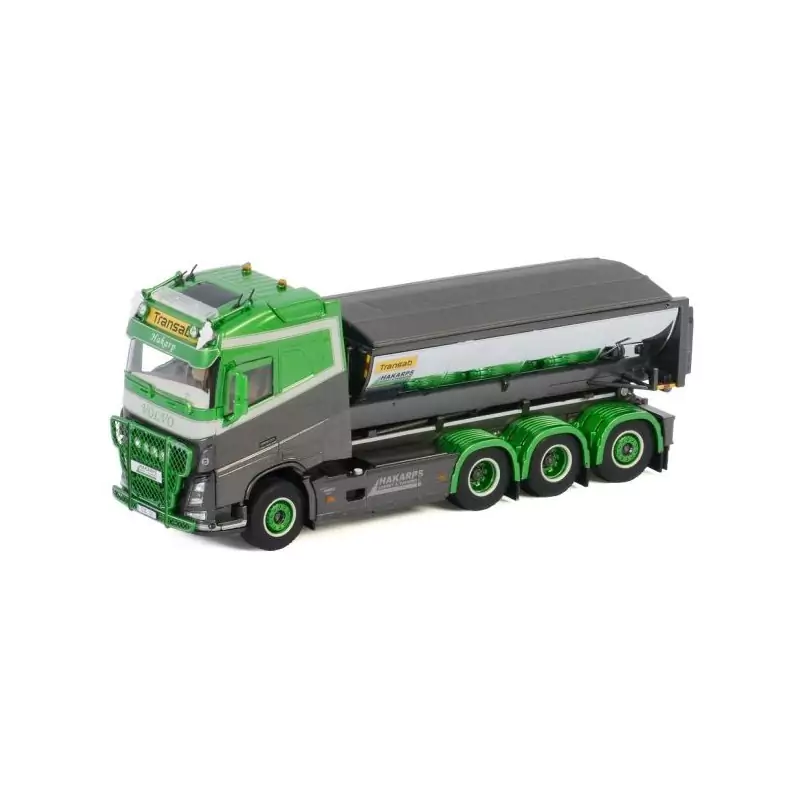 Marketplace : VOLVO FH4 Globetrotter 8X4 benne à asphalte déposable...