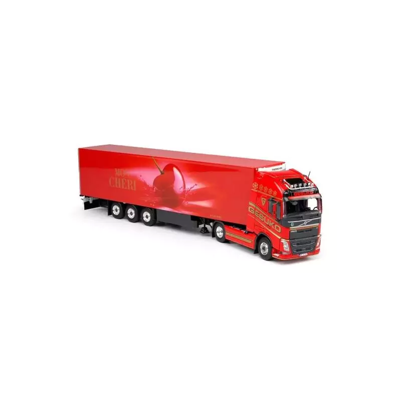 Marketplace : VOLVO FH4 Globetrotter GESUKO 4x2 avec semi frigorifi...