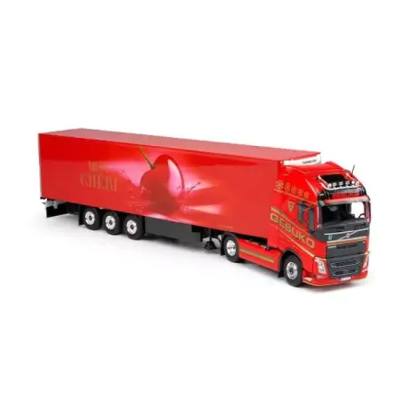 Marketplace : VOLVO FH4 Globetrotter GESUKO 4x2 avec semi frigorifi...