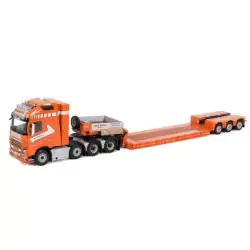 Marketplace : VOLVO FH4 Gl. XL 8x4 avec porte engins NOOTEBOOM 3 Es...