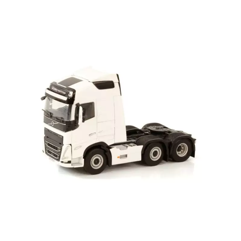Marketplace : VOLVO FH5 Globetrotter 6x2 Twin Steer Blanc - WSI - 1:50